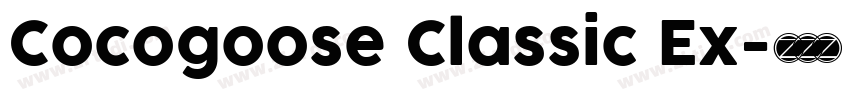 Cocogoose Classic Ex字体转换